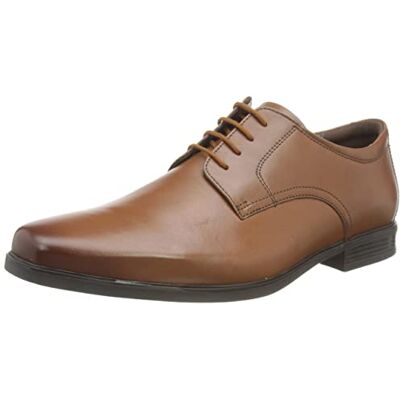 Clarks Howard Walk Heren Dark Tan Lea, 9 43 EU Clarks Howard Walk Heren Dark Tan Lea, 9 43 EU