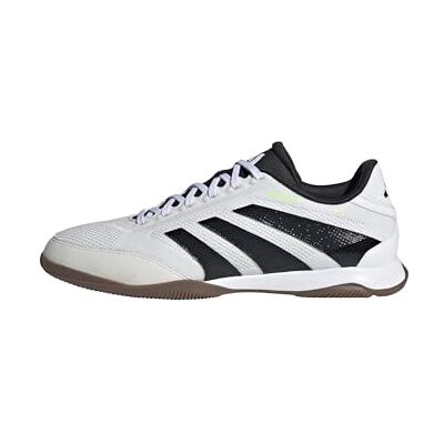 Adidas Uniseks Predator League indoor voetballaarzen, Cloud White/Core Black/Lucid Lemon, 42 2/3 EU 47 1/3 EU Adidas Uniseks Predator League indoor voetballaarzen, Cloud White/Core Black/Lucid Lemon, 42 2/3 EU 47 1/3 EU