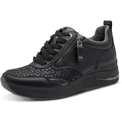 Tamaris Comfort Low 8-83714-43 damessneakers, nappazwart, 38 EU breed 38 EU Large Tamaris Comfort Low 8-83714-43 damessneakers, nappazwart, 38 EU breed 38 EU Large