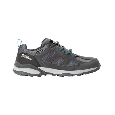 Jack Wolfskin Trail Hiker Texapore Low W wandelschoenen voor dames, Tarmac Grey Light Blue, 37 EU 37 EU Jack Wolfskin Trail Hiker Texapore Low W wandelschoenen voor dames, Tarmac Grey Light Blue, 37 EU 37 EU