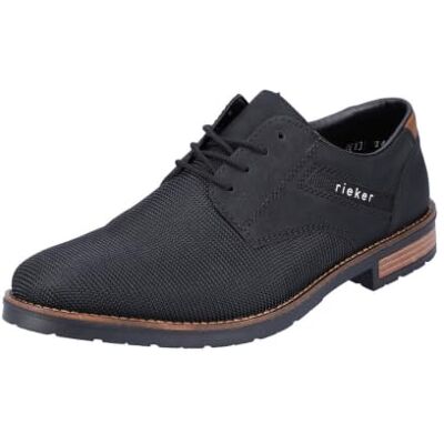 Rieker Lage herenschoenen met veters, 14614, zwart, 45 EU 45 EU Rieker Lage herenschoenen met veters, 14614, zwart, 45 EU 45 EU