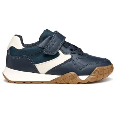 Geox J Rann-e Boy Basketbal voor jongens, Marineblauw Lt Ivoor, 32 EU 32 EU Geox J Rann-e Boy Basketbal voor jongens, Marineblauw Lt Ivoor, 32 EU 32 EU