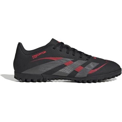 Adidas Uniseks Predator Club Turf Voetballaarzen, Core Zwart/Grijs Oven/Lucid Rood, 47 1/3 EU 47 1/3 EU Adidas Uniseks Predator Club Turf Voetballaarzen, Core Zwart/Grijs Oven/Lucid Rood, 47 1/3 EU 47 1/3 EU