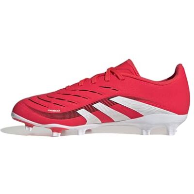 Adidas Predator League Firm Ground/Multi Ground Voetbalschoenen voor kinderen, uniseks, Lucid Red / Cloud White / Core Black 35.5 EU Adidas Predator League Firm Ground/Multi Ground Voetbalschoenen voor kinderen, uniseks, Lucid Red / Cloud White / Core Black 35.5 EU