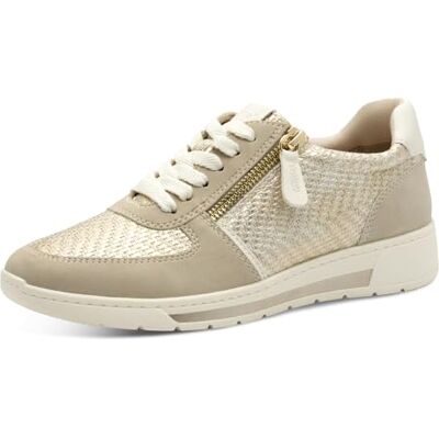 Jana Platte damessneakers Vegan, Gold Met Str, 39 EU 39 EU Jana Platte damessneakers Vegan, Gold Met Str, 39 EU 39 EU