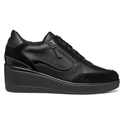 Geox D Ilde A Sneakers voor dames, zwart, 39 EU 39 EU Geox D Ilde A Sneakers voor dames, zwart, 39 EU 39 EU