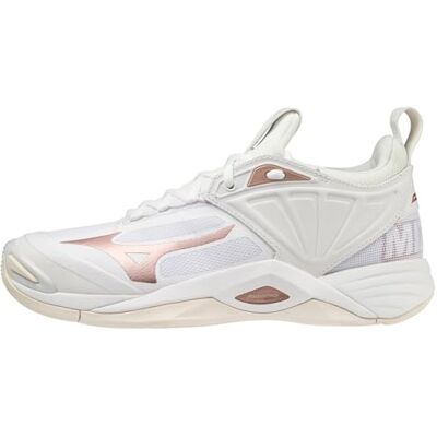 Mizuno Wave Momentum 3 Volleybalschoen voor dames, Sneeuwwit, roze, wit, 45 EU 45 EU Mizuno Wave Momentum 3 Volleybalschoen voor dames, Sneeuwwit, roze, wit, 45 EU 45 EU