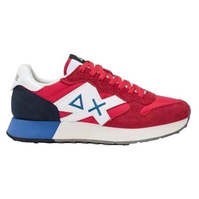 SUN68 Jaki 2.0 Solid herensneakers, Rood, 45 EU 45 EU SUN68 Jaki 2.0 Solid herensneakers, Rood, 45 EU 45 EU