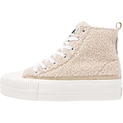British Knights Kaya halfhoge sneakers voor dames, beige, 41 EU 41 EU British Knights Kaya halfhoge sneakers voor dames, beige, 41 EU 41 EU