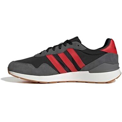 Adidas Run 60s 4.0 herenschoenen, Core Black/Better Scarlet/Carbon, 40 2/3 EU 40 2/3 EU Adidas Run 60s 4.0 herenschoenen, Core Black/Better Scarlet/Carbon, 40 2/3 EU 40 2/3 EU
