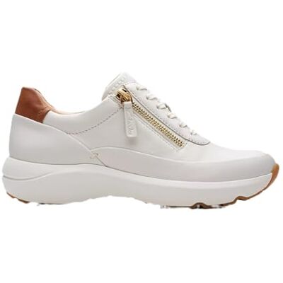 Clarks Tivoli Damessneakers met ritssluiting, Lea Offwhite, 39 EU 39 EU Clarks Tivoli Damessneakers met ritssluiting, Lea Offwhite, 39 EU 39 EU