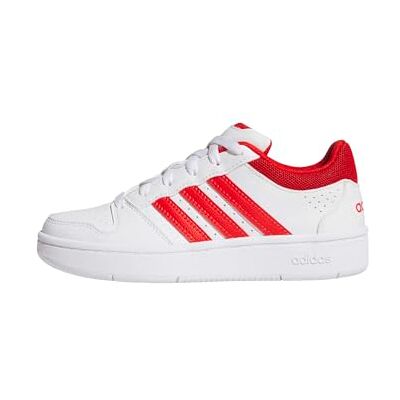 Adidas Hoops Classic J Shoes Schoenen, uniseks, kinderen, Ftwr Wit/Rood/Orbit Grijs, 38 2/3 EU 38 2/3 EU Adidas Hoops Classic J Shoes Schoenen, uniseks, kinderen, Ftwr Wit/Rood/Orbit Grijs, 38 2/3 EU 38 2/3 EU
