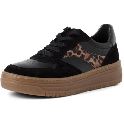Tamaris Dames Sneaker Low 1-23717-45 Damessneakers, zwart/luipaard, 37 EU 37 EU Tamaris Dames Sneaker Low 1-23717-45 Damessneakers, zwart/luipaard, 37 EU 37 EU