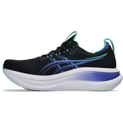 Asics Gel-Nimbus 28 Sneakers voor heren, Black Cobalt Burst, 44.5 EU 44.5 EU Asics Gel-Nimbus 28 Sneakers voor heren, Black Cobalt Burst, 44.5 EU 44.5 EU
