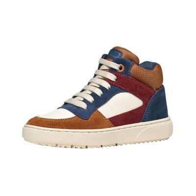 Geox J Theleven Boy Basketbal voor jongens, Ivoor (Lt Brown), 34 EU 34 EU Geox J Theleven Boy Basketbal voor jongens, Ivoor (Lt Brown), 34 EU 34 EU
