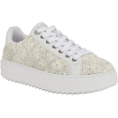 Guess Denesa Sneakers voor dames, ivoorwit 154 41.5 EU Guess Denesa Sneakers voor dames, ivoorwit 154 41.5 EU