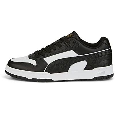 Puma Rbd Game Low Sneakers, uniseks, BLACK- WHITE- TEAM GOLD 42.5 EU Puma Rbd Game Low Sneakers, uniseks, BLACK- WHITE- TEAM GOLD 42.5 EU