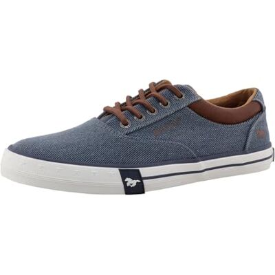 MUSTANG Modieuze herensneakers 26M0151002, Blauw, 41 EU 41 EU MUSTANG Modieuze herensneakers 26M0151002, Blauw, 41 EU 41 EU