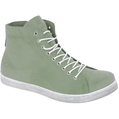 Andrea Conti 0341500 Hoge veterschoenen voor dames, leer, pepermunt, 39 EU 39 EU Andrea Conti 0341500 Hoge veterschoenen voor dames, leer, pepermunt, 39 EU 39 EU