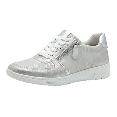 Jana Damessneakers, veganistisch, comfortabel, Zilveren print, 41 EU 41 EU Jana Damessneakers, veganistisch, comfortabel, Zilveren print, 41 EU 41 EU