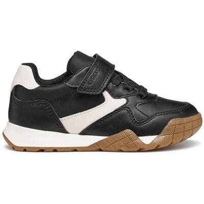 Geox J Rann-e Boy Basketbal voor jongens, Zwart Lt Ivoire, 34 EU 34 EU Geox J Rann-e Boy Basketbal voor jongens, Zwart Lt Ivoire, 34 EU 34 EU