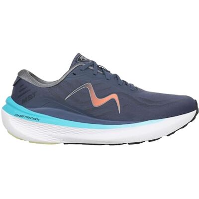 MBT 1000 Lace Up sneakers voor heren, anatomisch en comfortabel, hardloopschoenen, comfort en fysiologische stabiliteit met gebogen zool, Navy Blauw 42 EU MBT 1000 Lace Up sneakers voor heren, anatomisch en comfortabel, hardloopschoenen, comfort en fysiologische stabiliteit met gebogen zool, Navy Blauw 42 EU