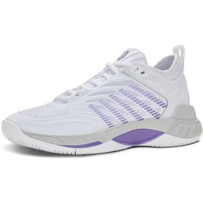 K-Swiss Hypercourt Supreme 2 tennisschoenen voor dames, White Lunar Rock Purple Haze, 41.5 EU 41.5 EU K-Swiss Hypercourt Supreme 2 tennisschoenen voor dames, White Lunar Rock Purple Haze, 41.5 EU 41.5 EU