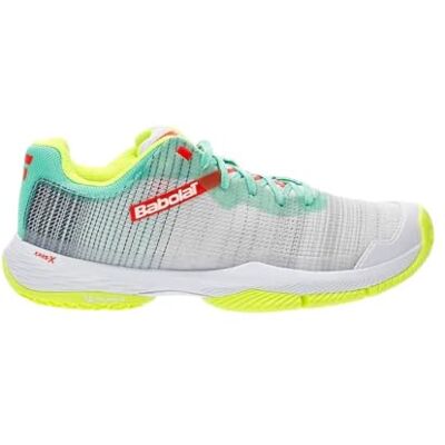 Babolat Chaussures Femme Jet Ritma 31s21753 3023 Gris Et Blanc 40 EU Babolat Chaussures Femme Jet Ritma 31s21753 3023 Gris Et Blanc 40 EU
