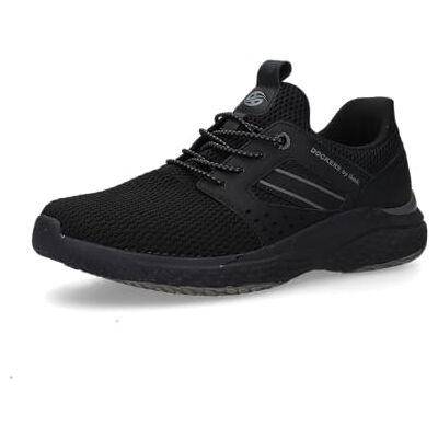 Dockers Lage sneakers voor heren, Allblack 101, 47 EU 47 EU Dockers Lage sneakers voor heren, Allblack 101, 47 EU 47 EU