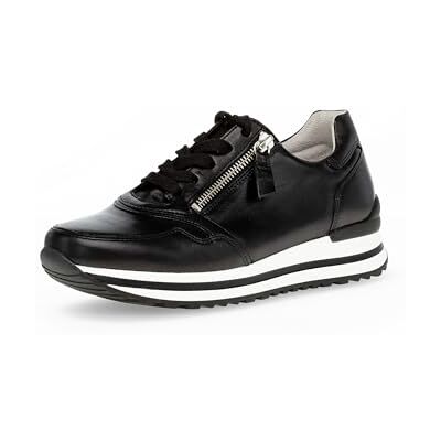 Gabor Lage sneakers voor dames, Zwart 27, 37.5 EU Large 37.5 EU Large Gabor Lage sneakers voor dames, Zwart 27, 37.5 EU Large 37.5 EU Large