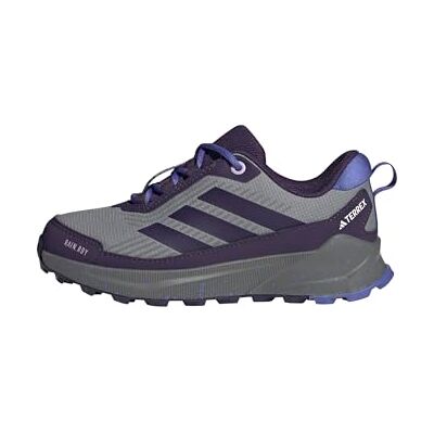 Adidas Uniseks kinderen Terrex Trailmaker 2 RAIN.RDY Hiking Shoes Kids, Grey Three/Aurora Plum/Semi Kobaltblauw, 30 1/2 EU Adidas Uniseks kinderen Terrex Trailmaker 2 RAIN.RDY Hiking Shoes Kids, Grey Three/Aurora Plum/Semi Kobaltblauw, 30 1/2 EU