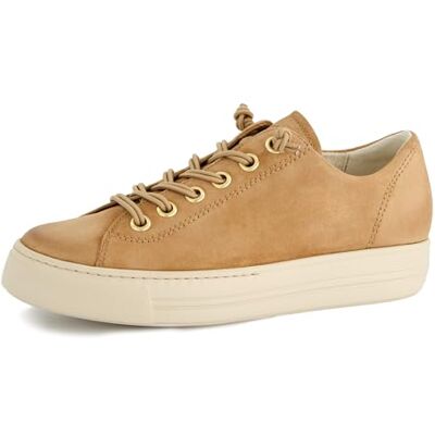 Paul Green Nubuk Royal Sneakers voor dames Beige sneakers, elastische veters, superzachte zool, duurzaam, voor dames 38.5 EU Paul Green Nubuk Royal Sneakers voor dames Beige sneakers, elastische veters, superzachte zool, duurzaam, voor dames 38.5 EU