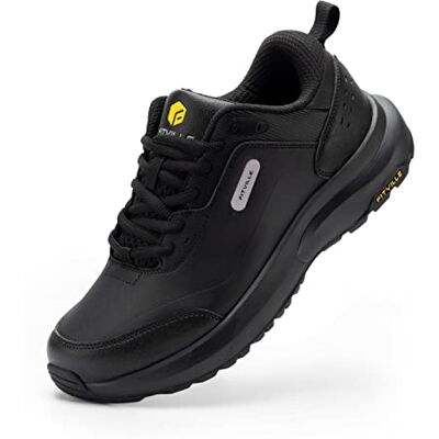 FitVille Wandelschoenen voor heren, extra breed, hardloopschoenen, waterdicht, sportschoenen, licht, ademend, met ondersteuning van de voetboog, verlicht hielpijn, 46 EU L 46 EU Large FitVille Wandelschoenen voor heren, extra breed, hardloopschoenen, waterdicht, sportschoenen, licht, ademend, met ondersteuning van de voetboog, verlicht hielpijn, 46 EU L 46 EU Large