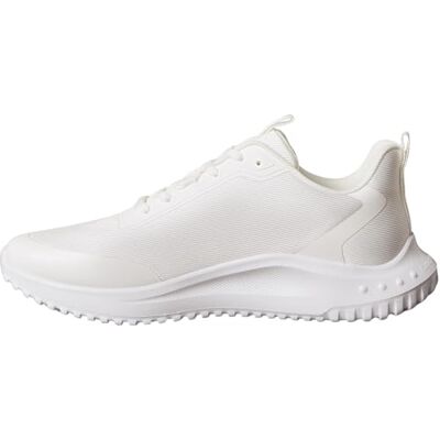 Calvin Klein Eva Runner Lace Up Mat Mix Ym0ym01442 Basheren, Drievoudig wit glanzend wit 41.5 EU Calvin Klein Eva Runner Lace Up Mat Mix Ym0ym01442 Basheren, Drievoudig wit glanzend wit 41.5 EU