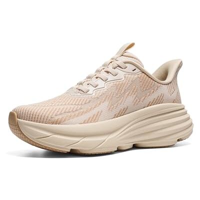 ALLSWIFIT Chaussures de marche à enfiler pour femme avec coussin mains libres pour la course à pied, le tennis SwiftPlush Antidérapantes Confortables Entraînement Gym Athletic Fashion Sneakers, beige 39 EU ALLSWIFIT Chaussures de marche à enfiler pour femme avec coussin mains libres pour la course à pied, le tennis SwiftPlush Antidérapantes Confortables Entraînement Gym Athletic Fashion Sneakers, beige 39 EU