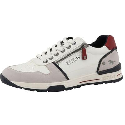 MUSTANG Modieuze herensneakers 26M0281002, Wit., 46 EU 46 EU MUSTANG Modieuze herensneakers 26M0281002, Wit., 46 EU 46 EU