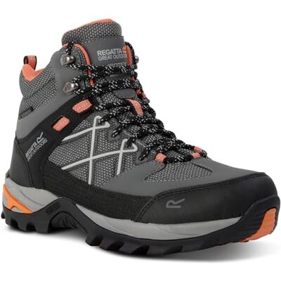 Regatta Wmnsamarisiiiboot Samaris III wandelschoenen voor dames, Satsuma van donker staal, 40 EU 40 EU Regatta Wmnsamarisiiiboot Samaris III wandelschoenen voor dames, Satsuma van donker staal, 40 EU 40 EU