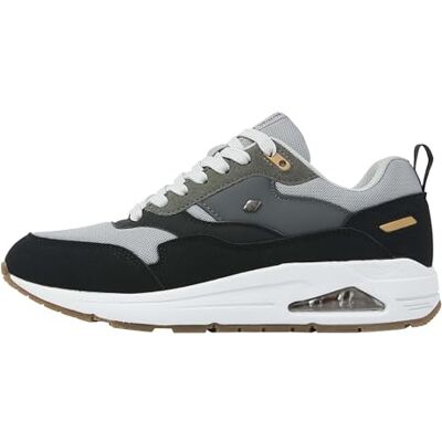 British Knights Lennox B55361317 Sneakers, zwart/grijs, 45 EU 45 EU British Knights Lennox B55361317 Sneakers, zwart/grijs, 45 EU 45 EU