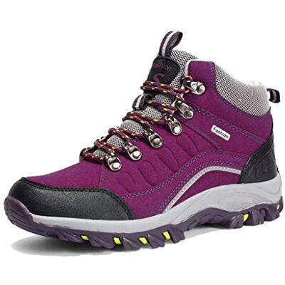 Ybberik Wandellaarzen voor dames, waterdicht, antislip, klimmen, trekking, sneakers, laarzen, outdoor, wandelschoenen, paars, 37 EU 37 EU Ybberik Wandellaarzen voor dames, waterdicht, antislip, klimmen, trekking, sneakers, laarzen, outdoor, wandelschoenen, paars, 37 EU 37 EU