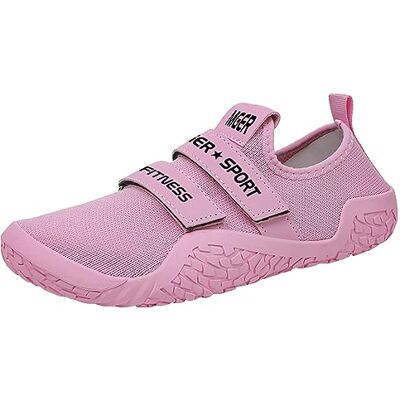 JiuQing Deadlift Schoenen Mannen Vrouwen Gewichtheffen Squat Schoenen Barefoot Fitness Cross-Trainer Basketbal Voor Indoor Gym, Roze 35 EU JiuQing Deadlift Schoenen Mannen Vrouwen Gewichtheffen Squat Schoenen Barefoot Fitness Cross-Trainer Basketbal Voor Indoor Gym, Roze 35 EU