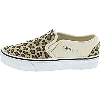 Vans Dames Asher Trainers, (Leopard) Antiek Wit/Wit, 5 UK 38 EU Vans Dames Asher Trainers, (Leopard) Antiek Wit/Wit, 5 UK 38 EU