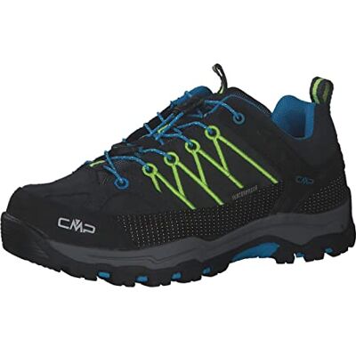 CMP Kids Rigel Low Trekking Shoes Wp Wandelschoenen, laag, voor jongens Clima Protect, droge voeten, ademend, antislipzool, snelle veters, stabiele grip van de enkel 35 EU CMP Kids Rigel Low Trekking Shoes Wp Wandelschoenen, laag, voor jongens Clima Protect, droge voeten, ademend, antislipzool, snelle veters, stabiele grip van de enkel 35 EU