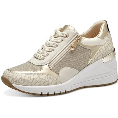 MARCO TOZZI 2-23723-41, damessneaker, crème, 39 EU 39 EU MARCO TOZZI 2-23723-41, damessneaker, crème, 39 EU 39 EU