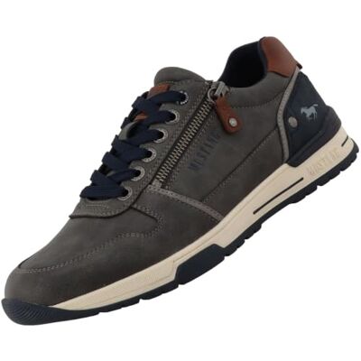 MUSTANG Lage herenschoenen, grijs., 45 EU 45 EU MUSTANG Lage herenschoenen, grijs., 45 EU 45 EU