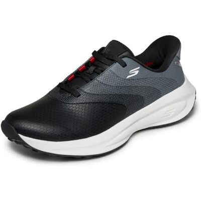 Skechers Go Golf Heren Synthetic Upper Lace Up Spike Less Golfschoen Heren, Zwart/Wit, 42.5 EU 42.5 EU Skechers Go Golf Heren Synthetic Upper Lace Up Spike Less Golfschoen Heren, Zwart/Wit, 42.5 EU 42.5 EU