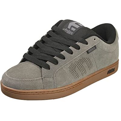 Etnies Kingpin Skateschoenen voor heren, grijs/zwart/met rubber, 42 EU, gum zwart 42 EU Etnies Kingpin Skateschoenen voor heren, grijs/zwart/met rubber, 42 EU, gum zwart 42 EU