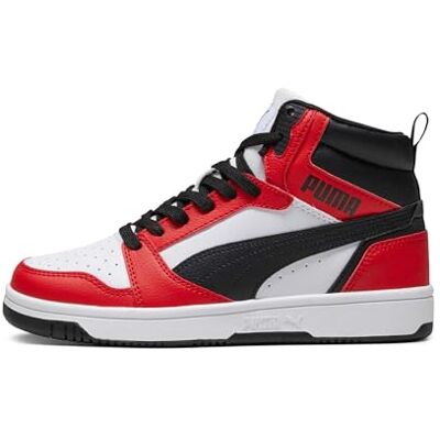 Puma Rebound V6 Mid Jr Sneakers voor kinderen, uniseks 39 EU Puma Rebound V6 Mid Jr Sneakers voor kinderen, uniseks 39 EU