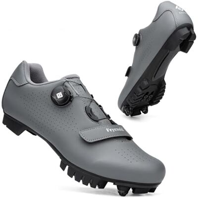 Feyenold Fietsschoenen voor dames en heren MTB-schoenen Fietsschoenen compatibel met SPD Cleats installatie, grijs., 37 EU 37 EU Feyenold Fietsschoenen voor dames en heren MTB-schoenen Fietsschoenen compatibel met SPD Cleats installatie, grijs., 37 EU 37 EU