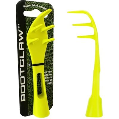 Bootclaw De tas modderschraper. Ideaal voor voetbal- en rugbyschoenen, hardloopschoenen, golfschoenen en wandelschoenen (neon). Bootclaw De tas modderschraper. Ideaal voor voetbal- en rugbyschoenen, hardloopschoenen, golfschoenen en wandelschoenen (neon).
