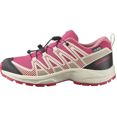 Salomon Uniseks kinderen XA Pro V8 waterdichte wandelschoenen, rood vanille ijs flamingo roze, 35 EU 35 EU Salomon Uniseks kinderen XA Pro V8 waterdichte wandelschoenen, rood vanille ijs flamingo roze, 35 EU 35 EU